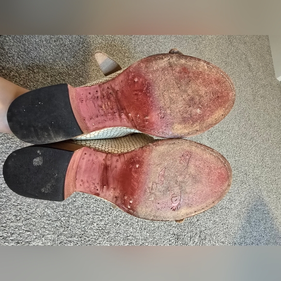 Freebird by Steven Caprice Sandals Snake Animal Print Leather Size 9 - Picture 6 of 8